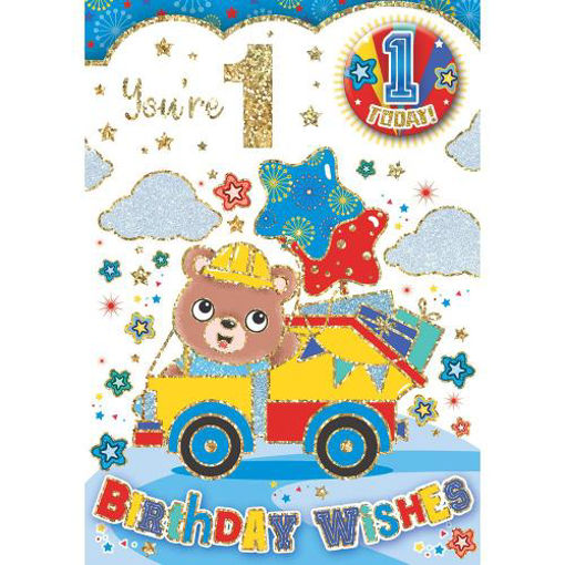 Picture of 1 TODAY BADGE CARD BIRTHDAY WISHES